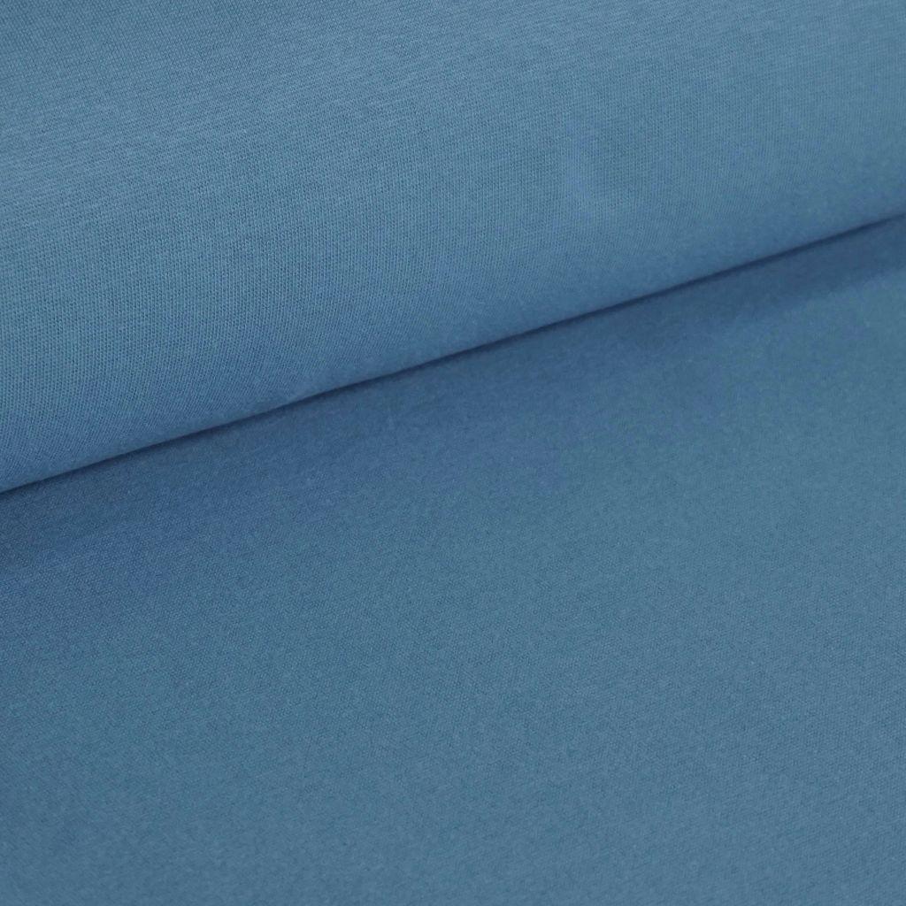 Bündchenware denimblau – Bio