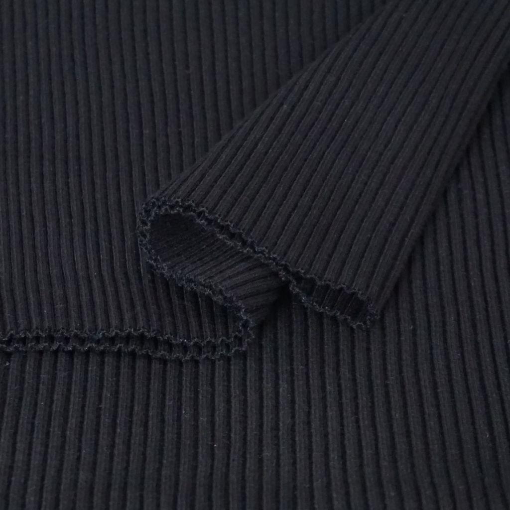 Rippenbündchen 3x3 schwarz