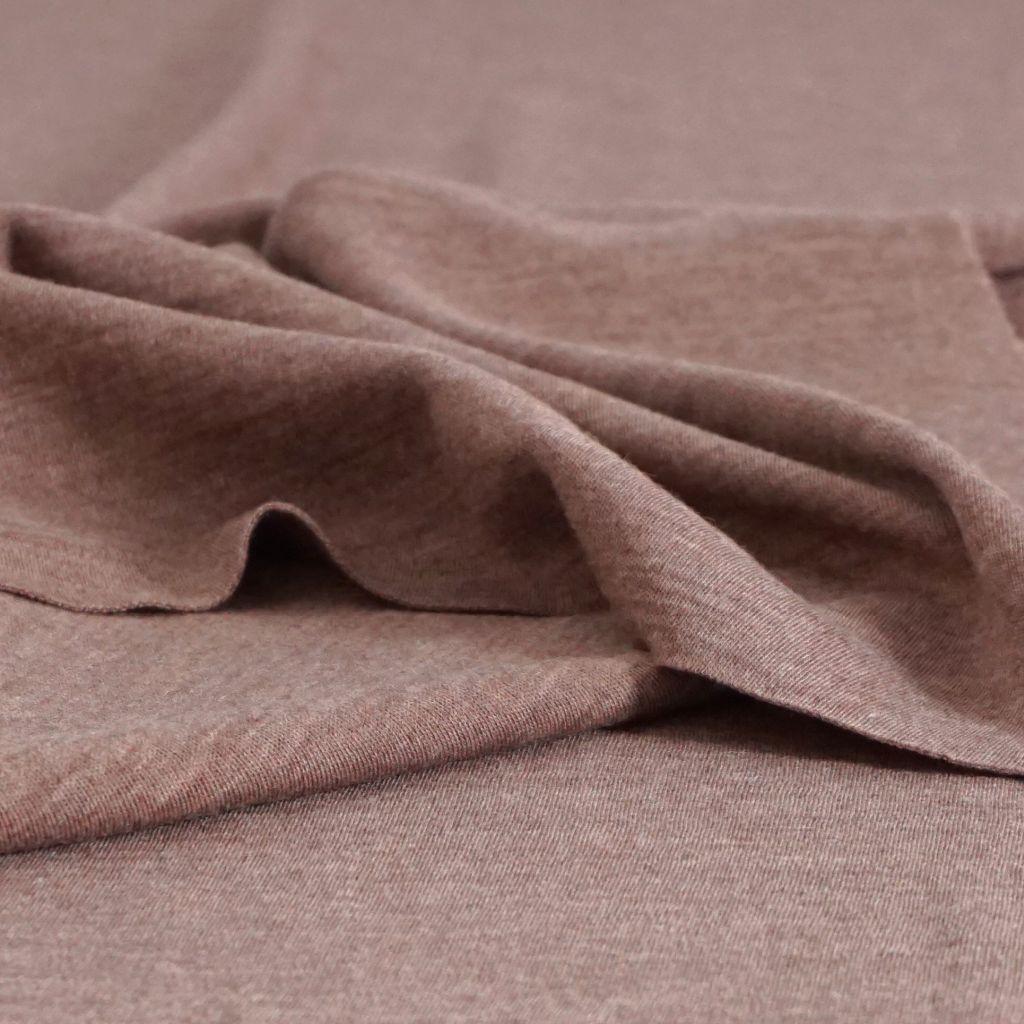 Wolljersey Merino-Strick hellbraun
