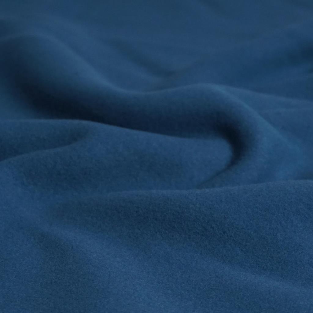 Baumwollfleece indigo - Bio