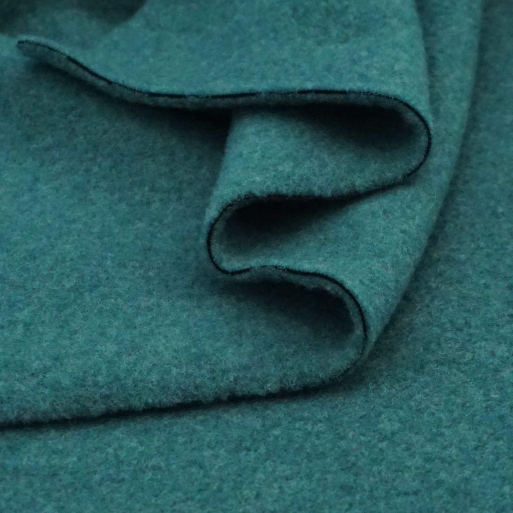 Wollfleece Merino aus Italien grün