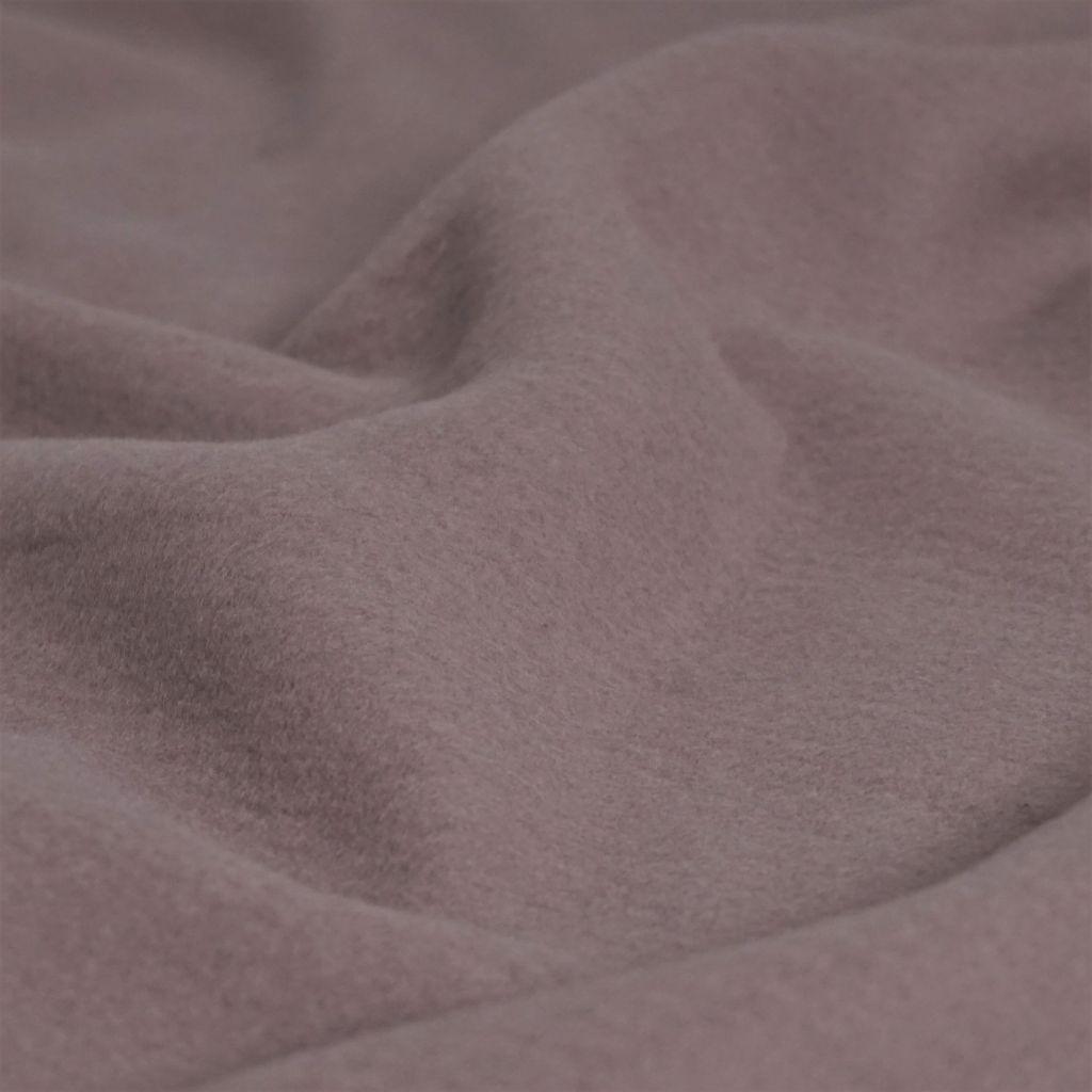 Baumwollfleece taupe braun – Bio