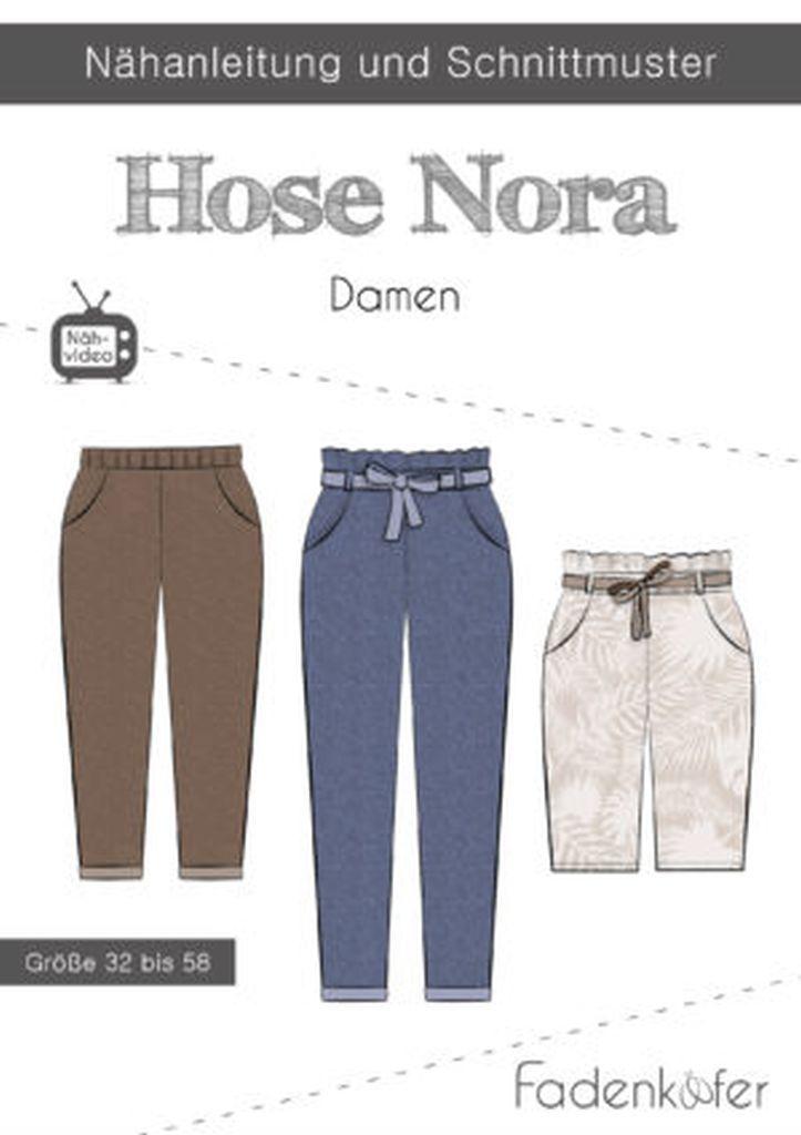 Papierschnittmuster Hose Nora Gr. 32-58
