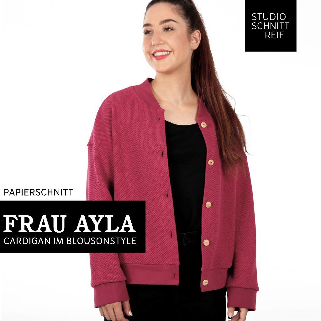 Papierschnittmuster Jacke im Blousonstil Frau Ayla XS-XXL