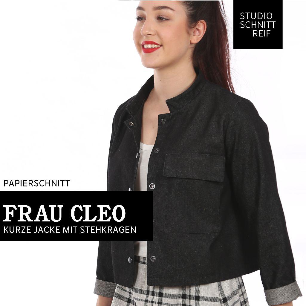 Papierschnittmuster Kurzjacke Frau Cleo XS-XXL