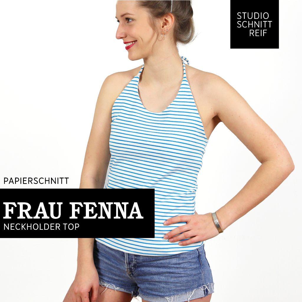 Papierschnittmuster Neckholder Frau Fenna XXS-XL
