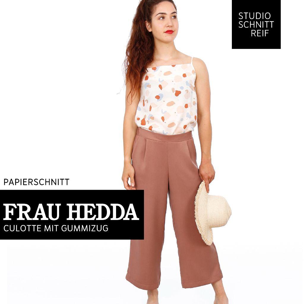 Papierschnittmuster Culotte Frau Hedda XS-XXL