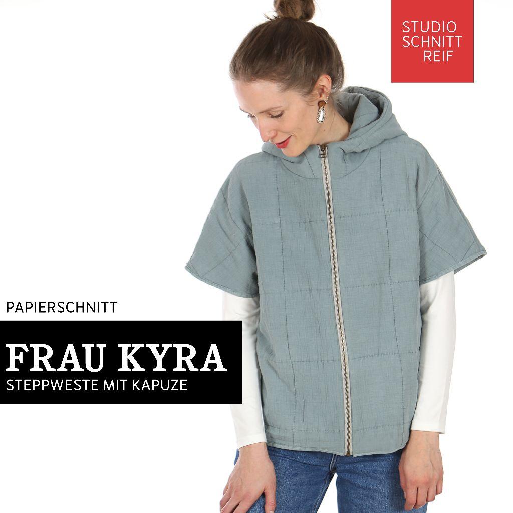 Papierschnittmuster Steppweste Frau Kyra XS-XXL