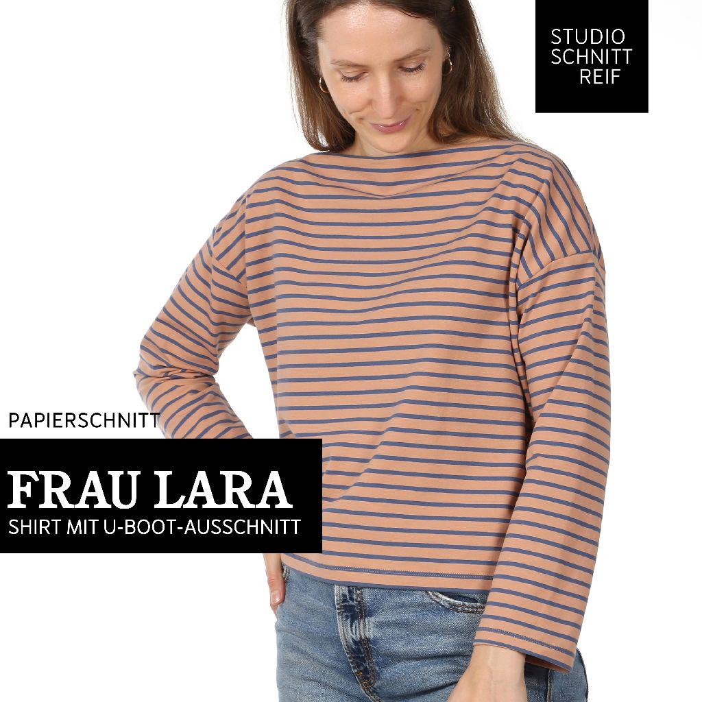 Papierschnittmuster U-Boot Shirt Frau Lara XS-XXL
