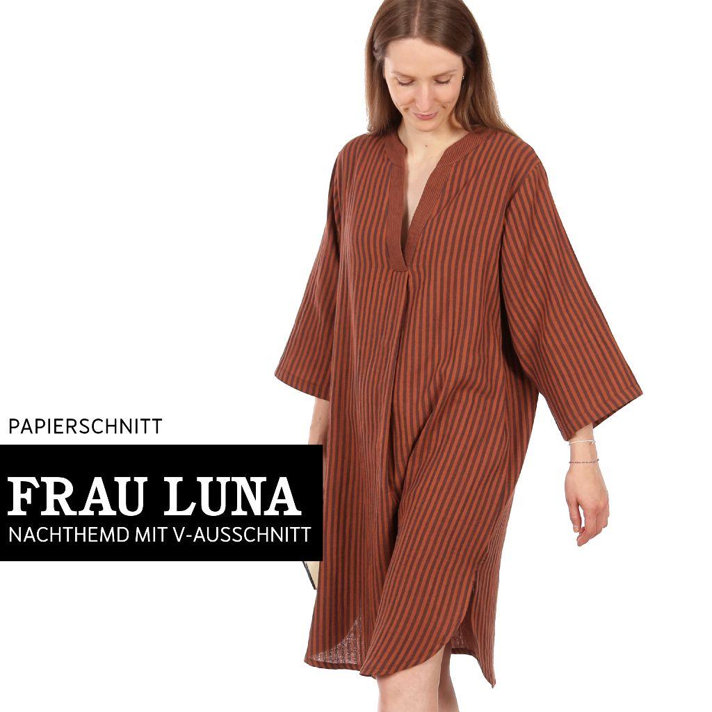 Papierschnittmuster Nachthemd Frau Luna XS-XXL