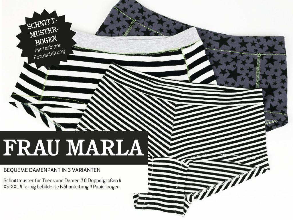 Papierschnittmuster Damenpant Marla XS-XXL
