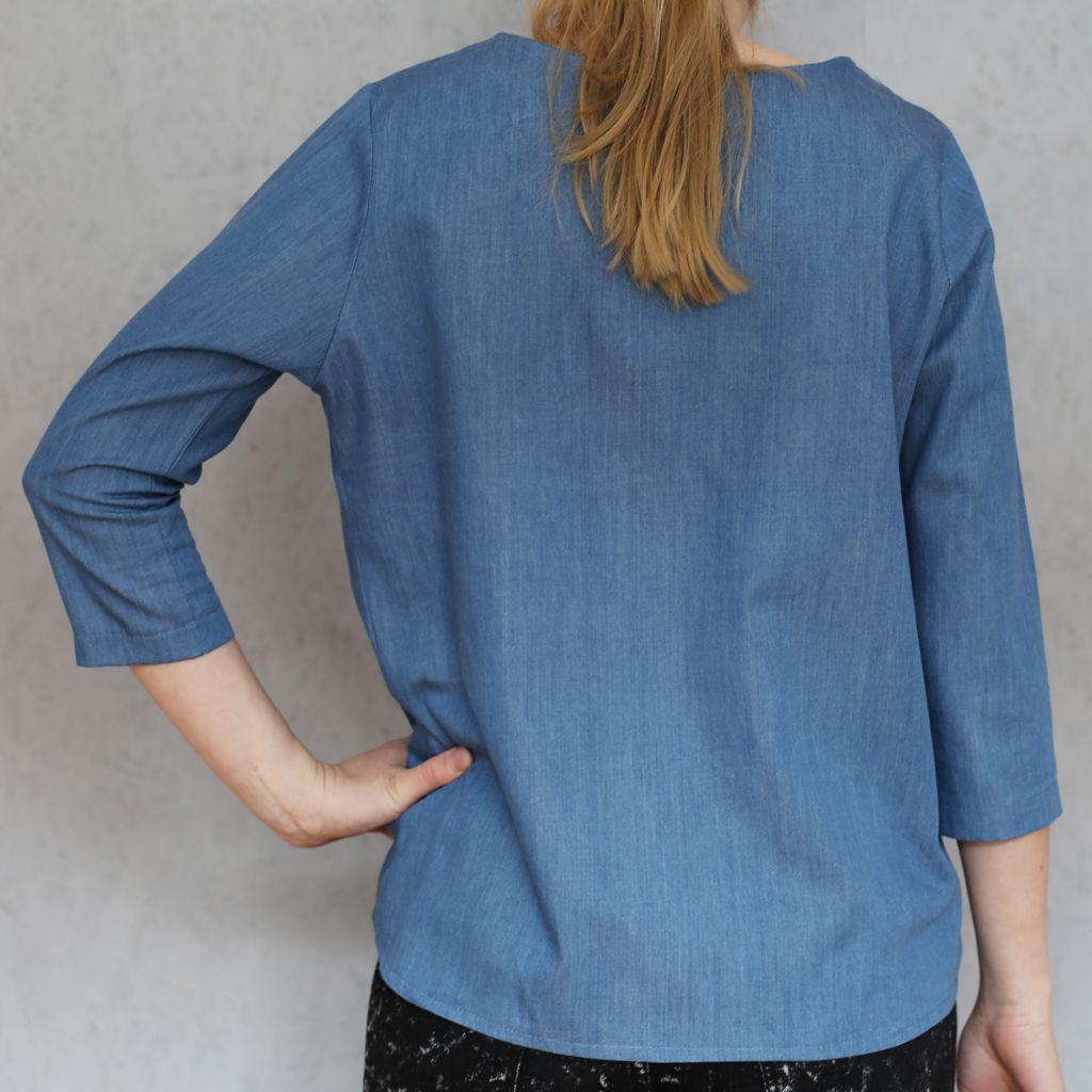 Preview: Papierschnittmuster Bluse Frau Nina XS-XL
