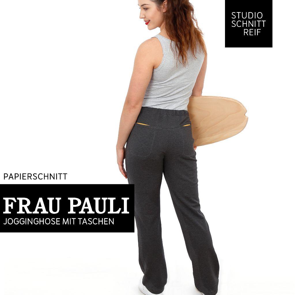 Papierschnittmuster Sweathose Frau Pauli XS-XL