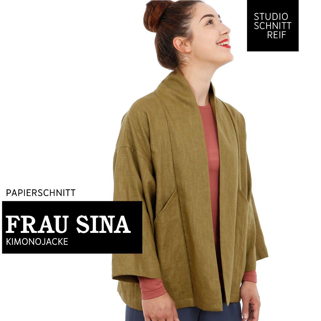 Papierschnittmuster Jacke Frau Sina XS-XXL