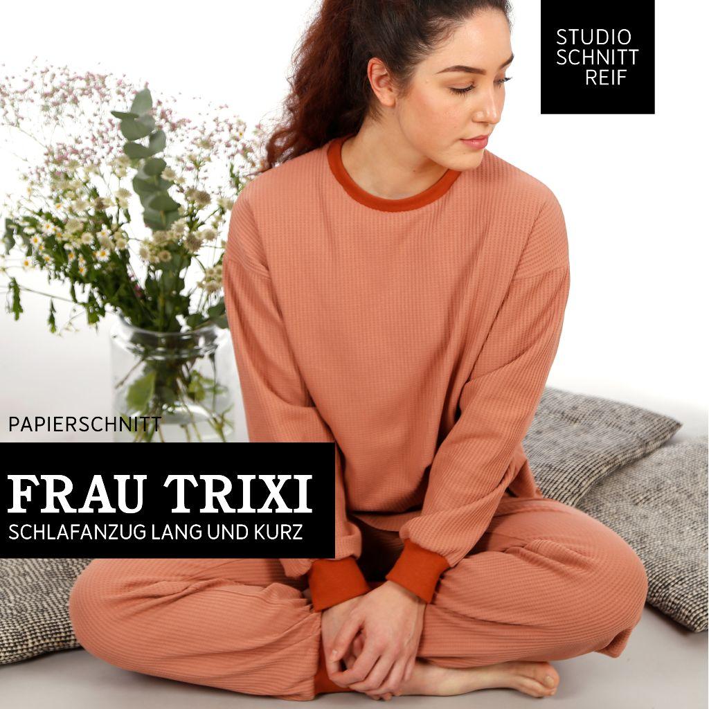 Papierschnittmuster Schlafkombi Frau Trixie XS-XXL