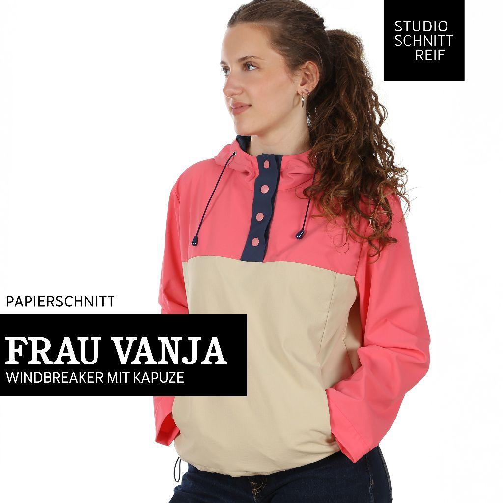 Papierschnittmuster Windbreaker Frau Vanja XS-XXL