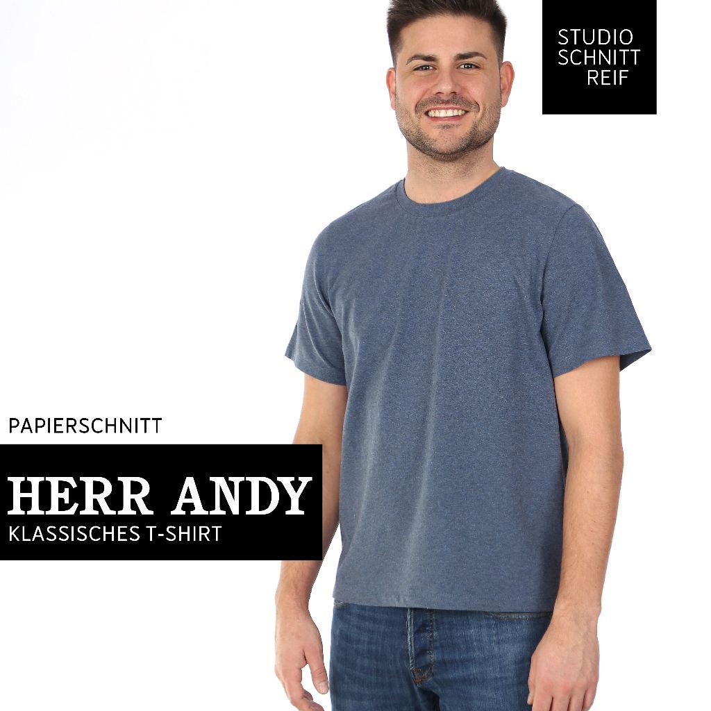 Papierschnittmuster Männer T-Shirt Herr Andy XS-XXL