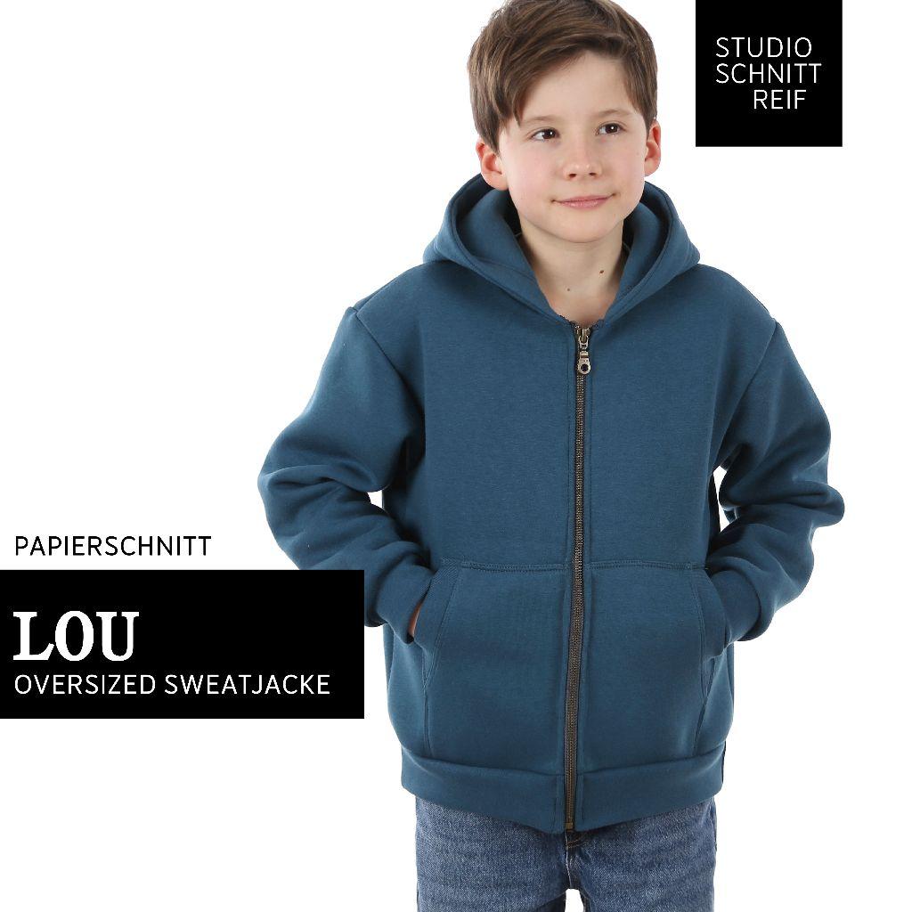 Papierschnittmuster Sveatjacke Lou Gr. 86-152
