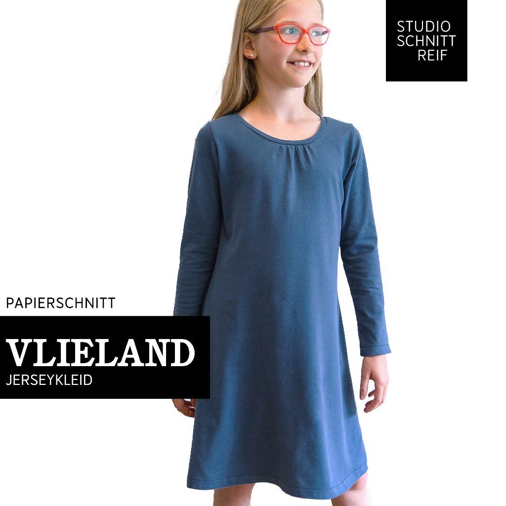 PapierschnittmusterJerseykleid Vlieland Gr. 86-152