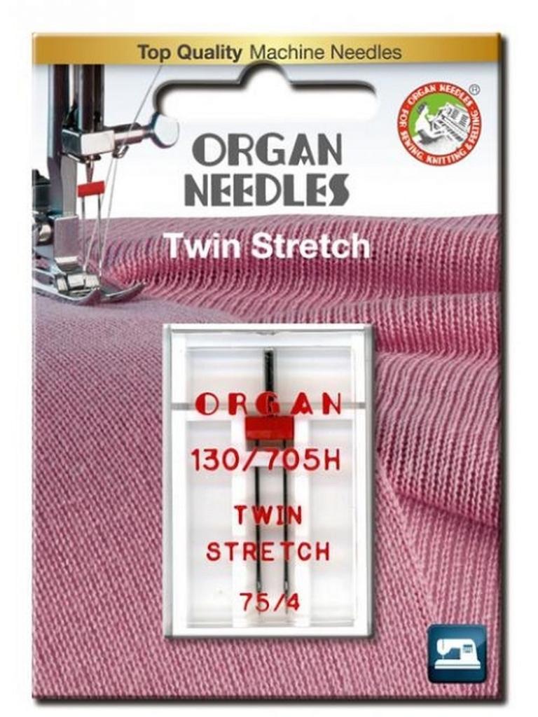 Nähmaschinennadeln Twin Stretch 75/4