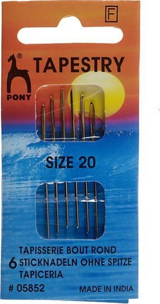 Sticknadeln ohne Spitze No.20 6Stk.