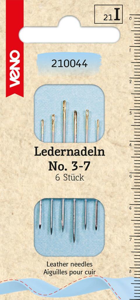 Ledernadeln No.3-7 6Stk.