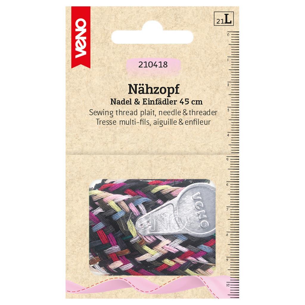 Nähzopf Allesnäher Reparaturfaden 9 x 24  Farben a`45cm