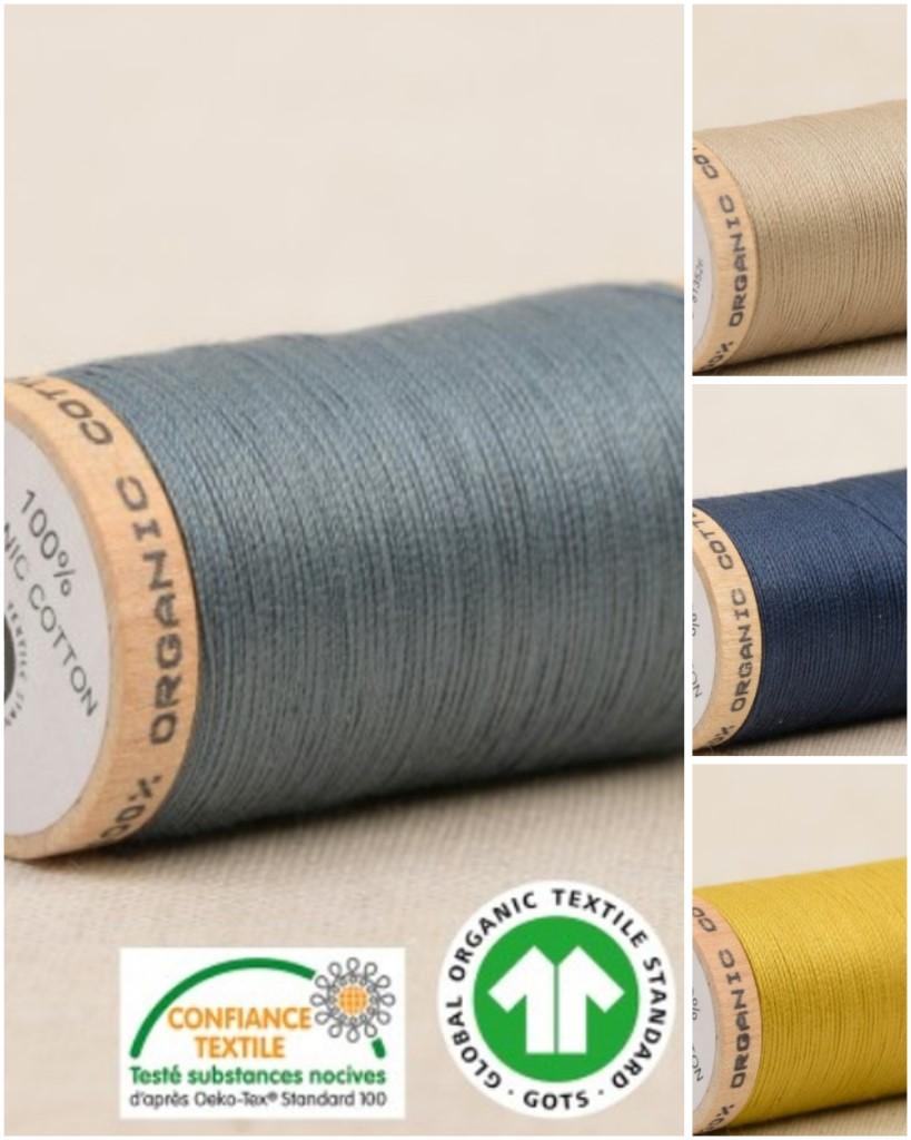 Baumwolle-Nähfaden Organic Cotton No.50 275m - Bio