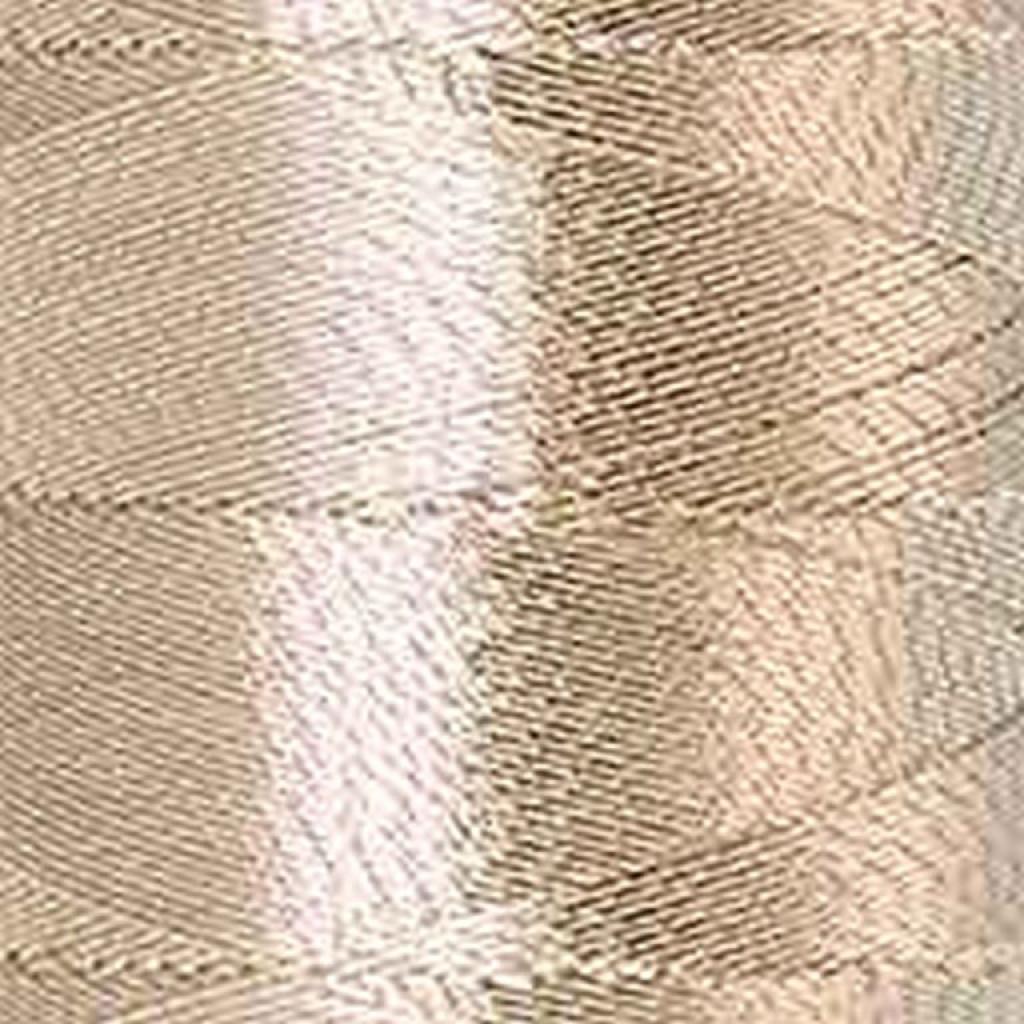 Maschinen-Stickfaden Metallic 100m platinsilber