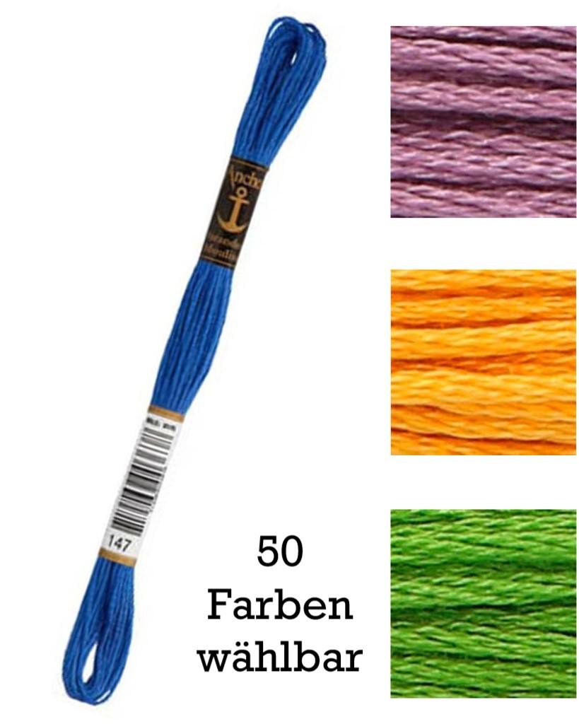 Handstickgarn Sticktwist Anchor Baumwolle 6-fädig