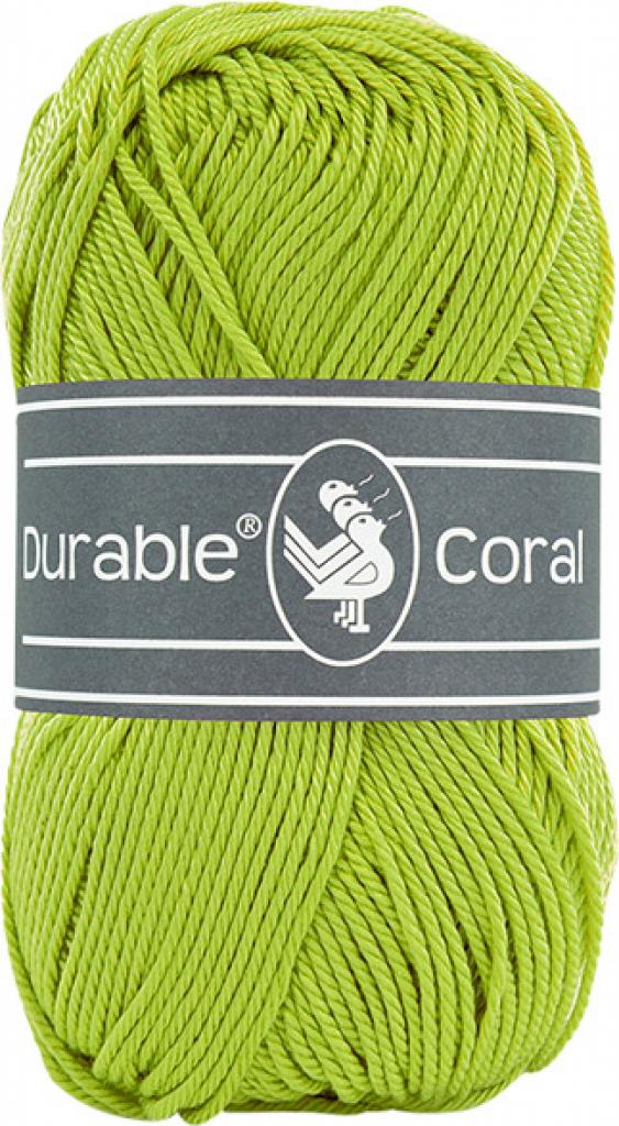 Baumwollgarn Durable Coral 50g hellgrün