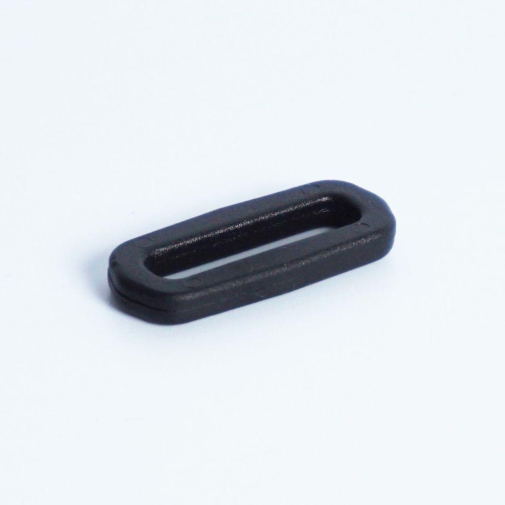 Ovalring Nylon schwarz 25mm