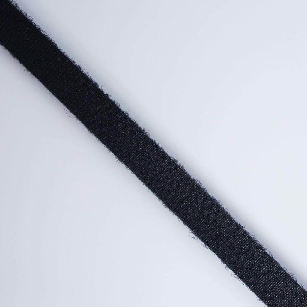 Klettband 10mm Flauschseite schwarz