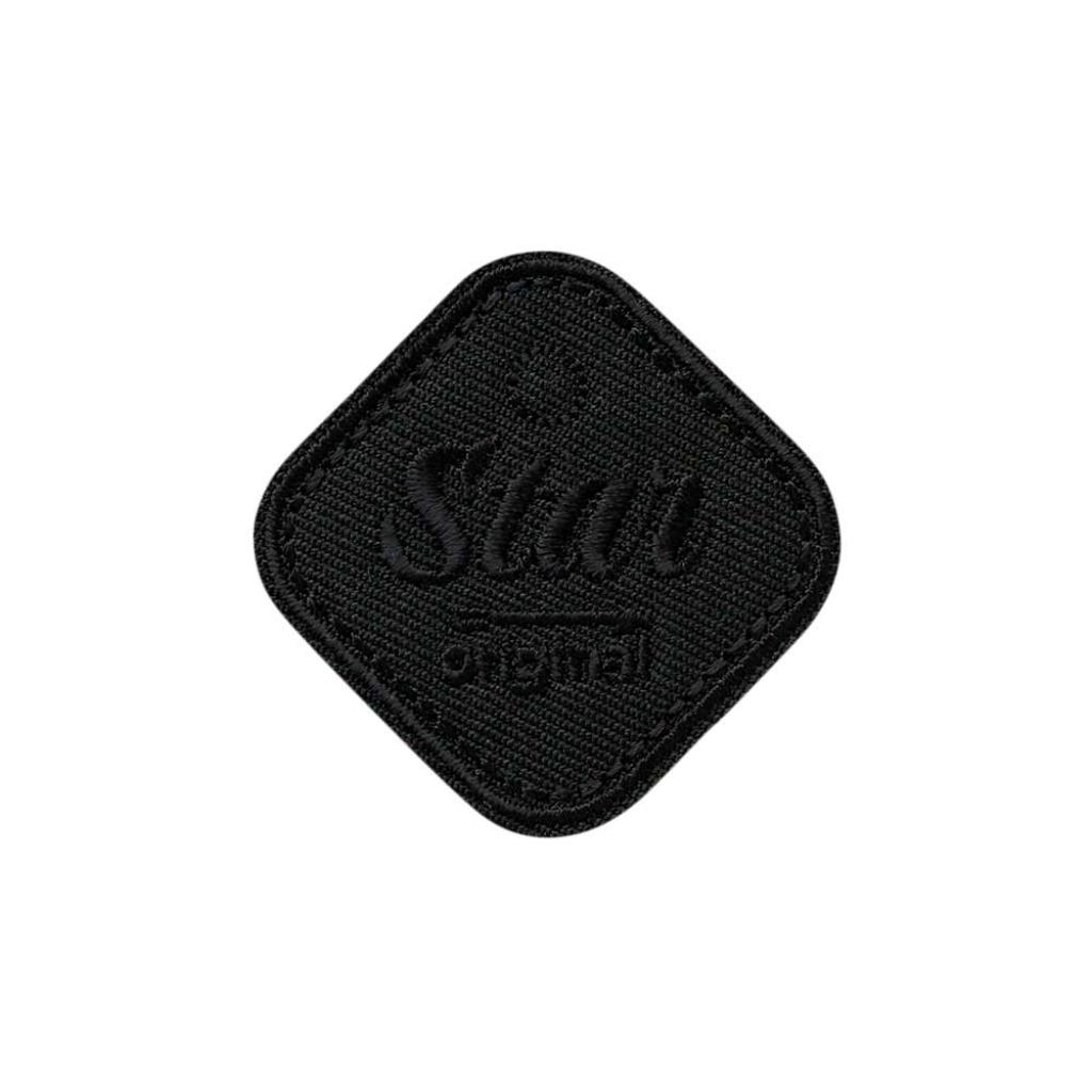 Bügelbild Applikation Patch Raute "star original" schwarz