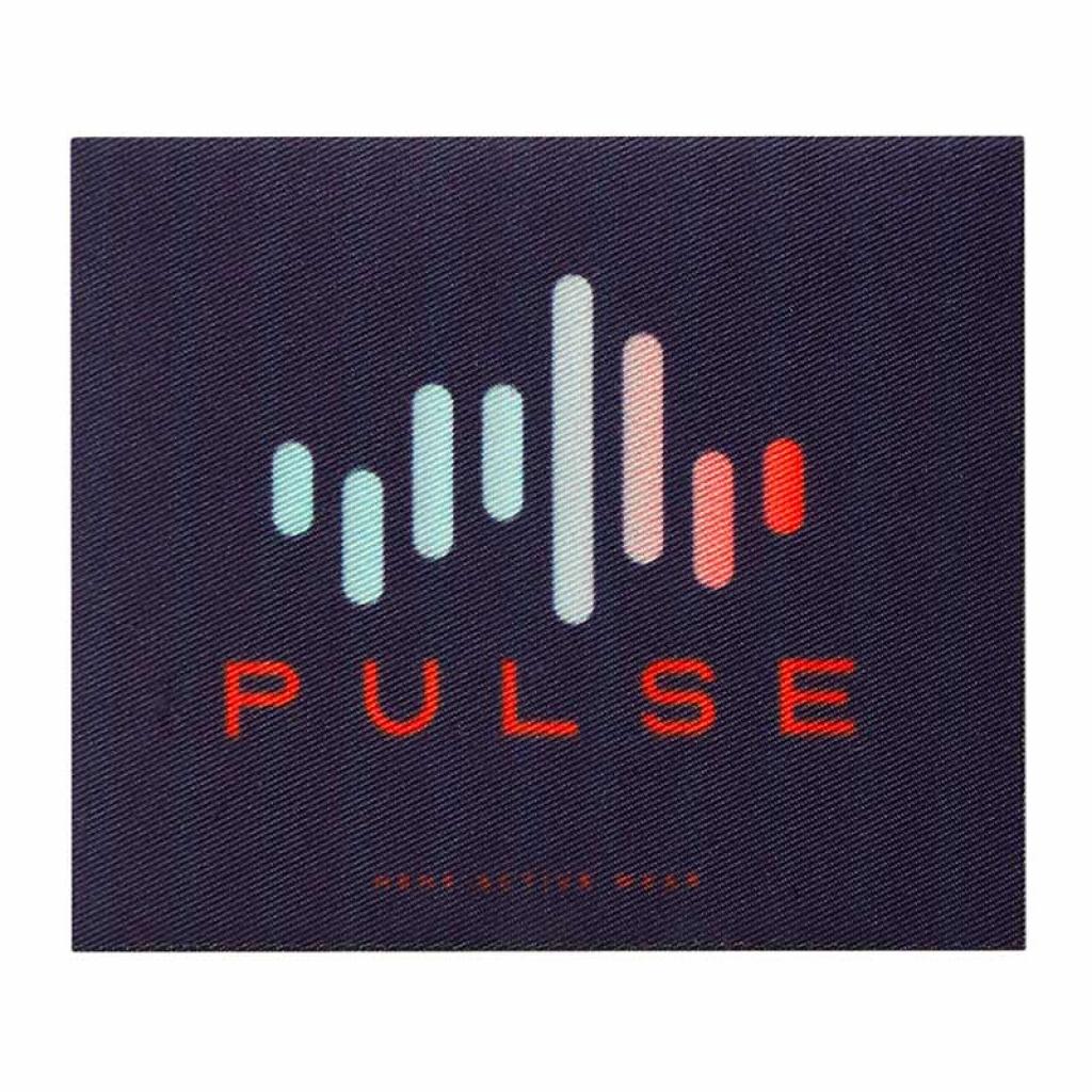 Bügelbild Applikation Webetikett "pulse"