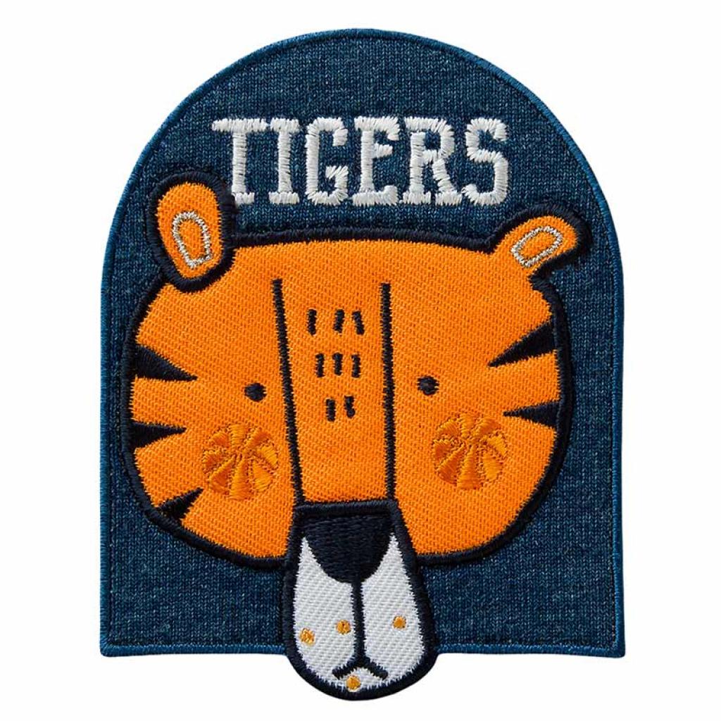 Bügelbild Applikation Jeansflicken Tiger