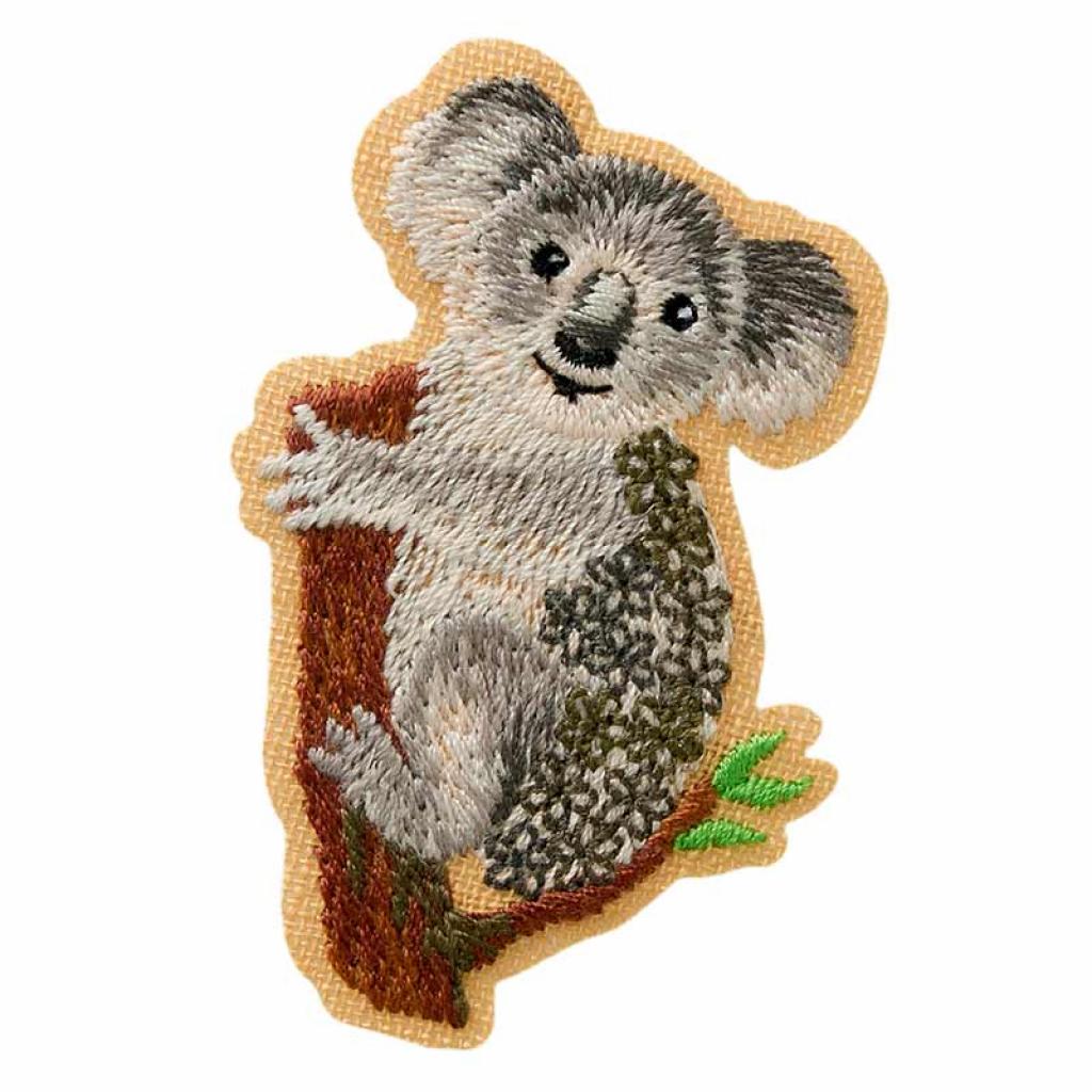 Bügelbild Applikation Koala