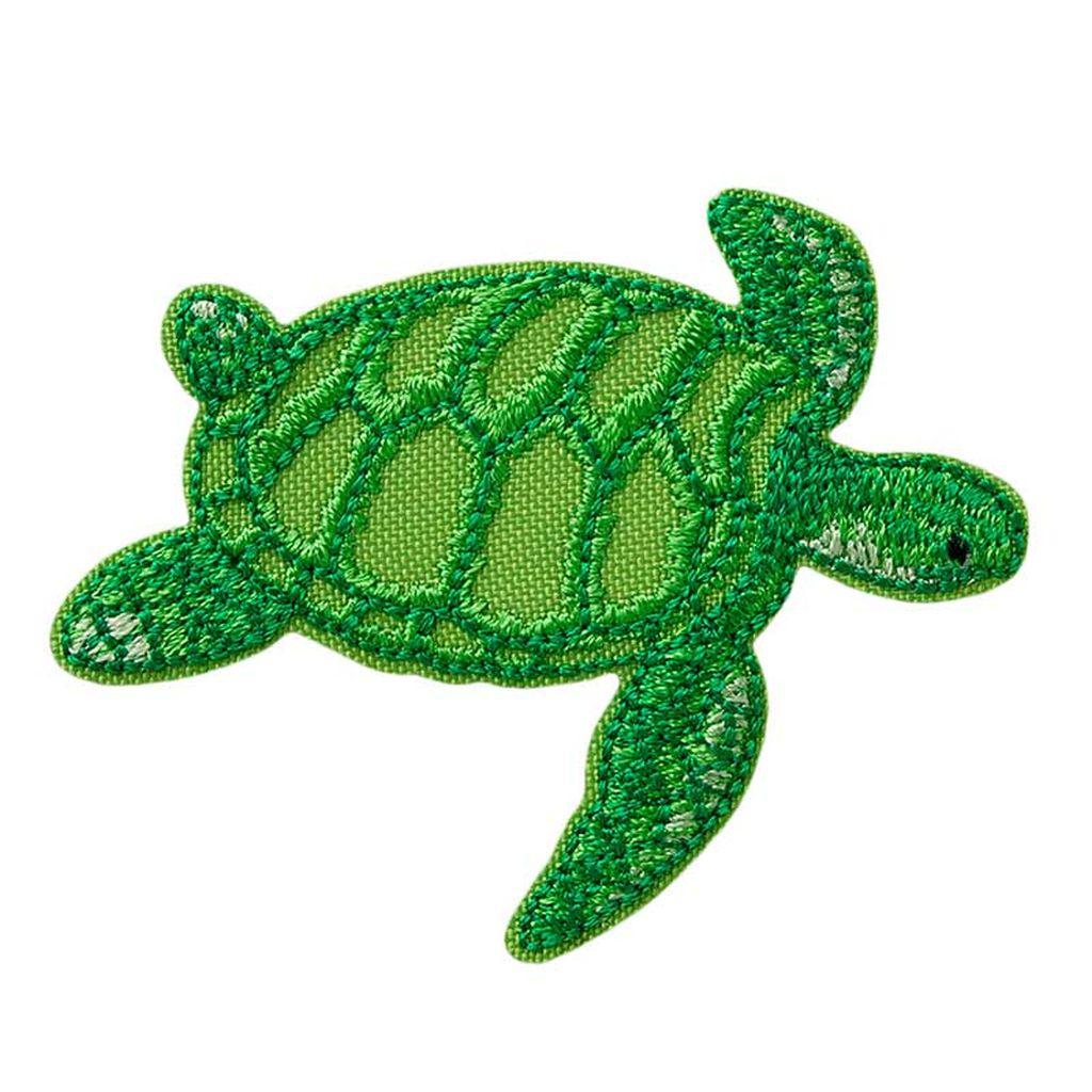 Bügelbild Applikation Recyclpatch Schildkröte