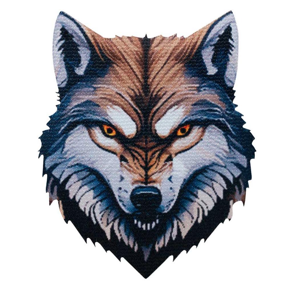 Applikation Motiv XXL für Schultüten Shirts Wolf