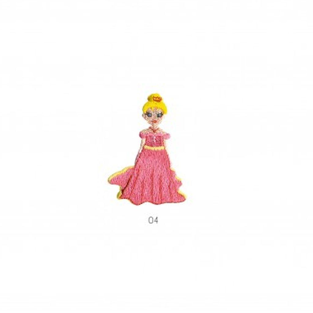 Bügelbild Applikation Märchen Prinzessin