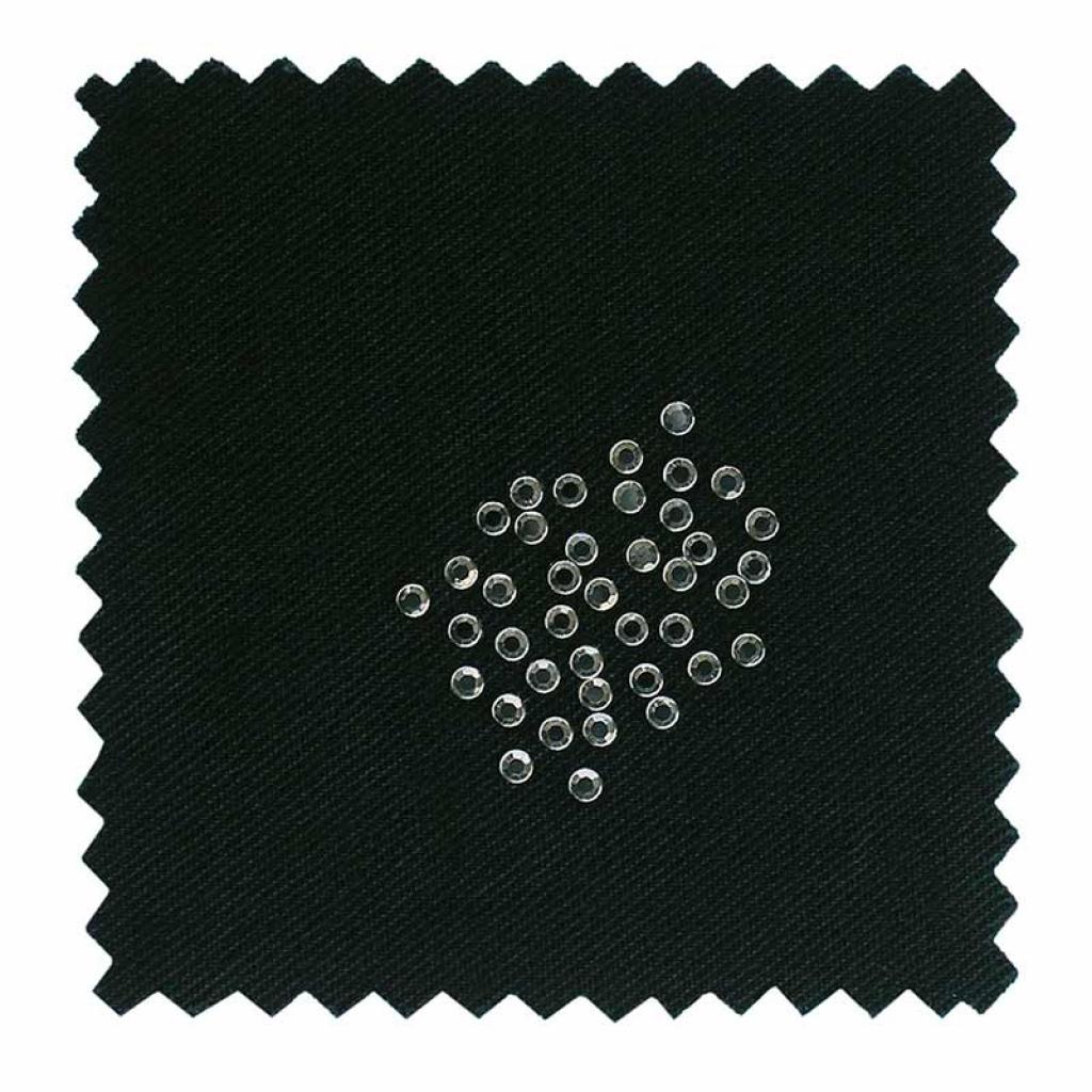 Strasssteinchen zum Aufbügeln silber 2mm 48Stk.