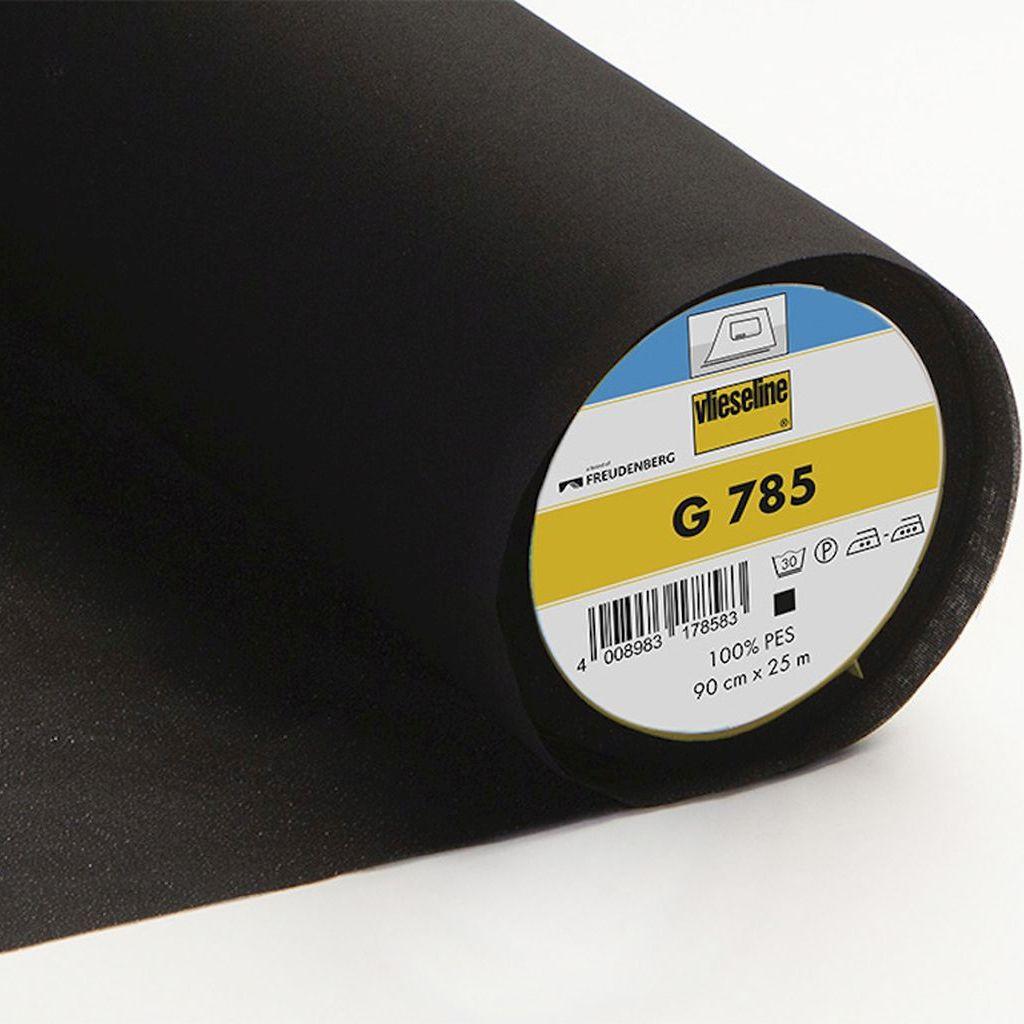 Gewebeeinlage G785 sehr feine Bügeleinlage schwarz