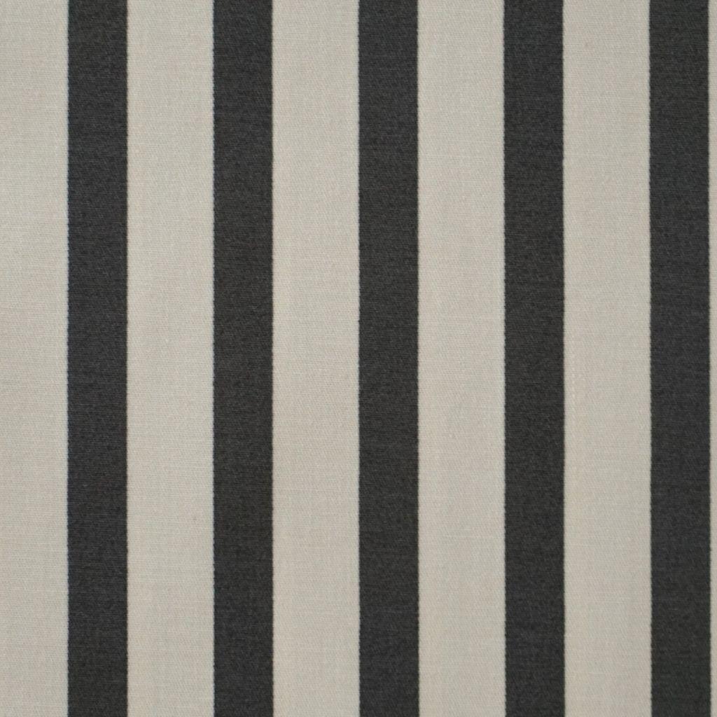 Baumwollstoff Stretch Längsstreifen schwarz ecru