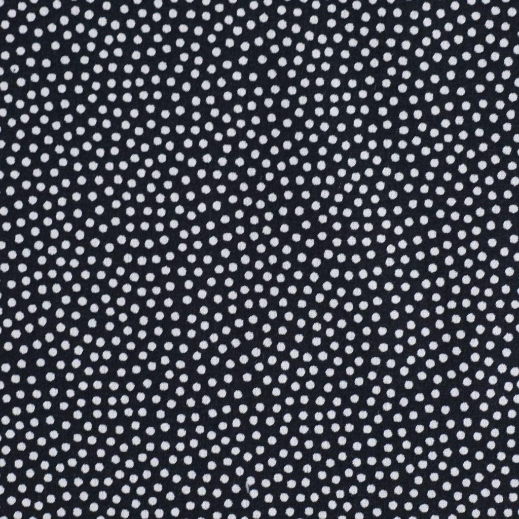 Baumwollstoff Dottys Punkte weiß schwarz