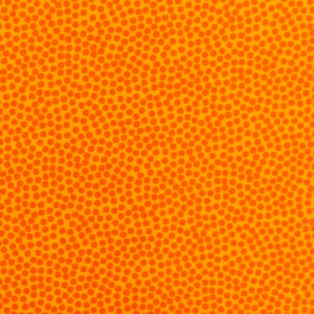 Baumwollstoff Dottys Punkte gelb orange