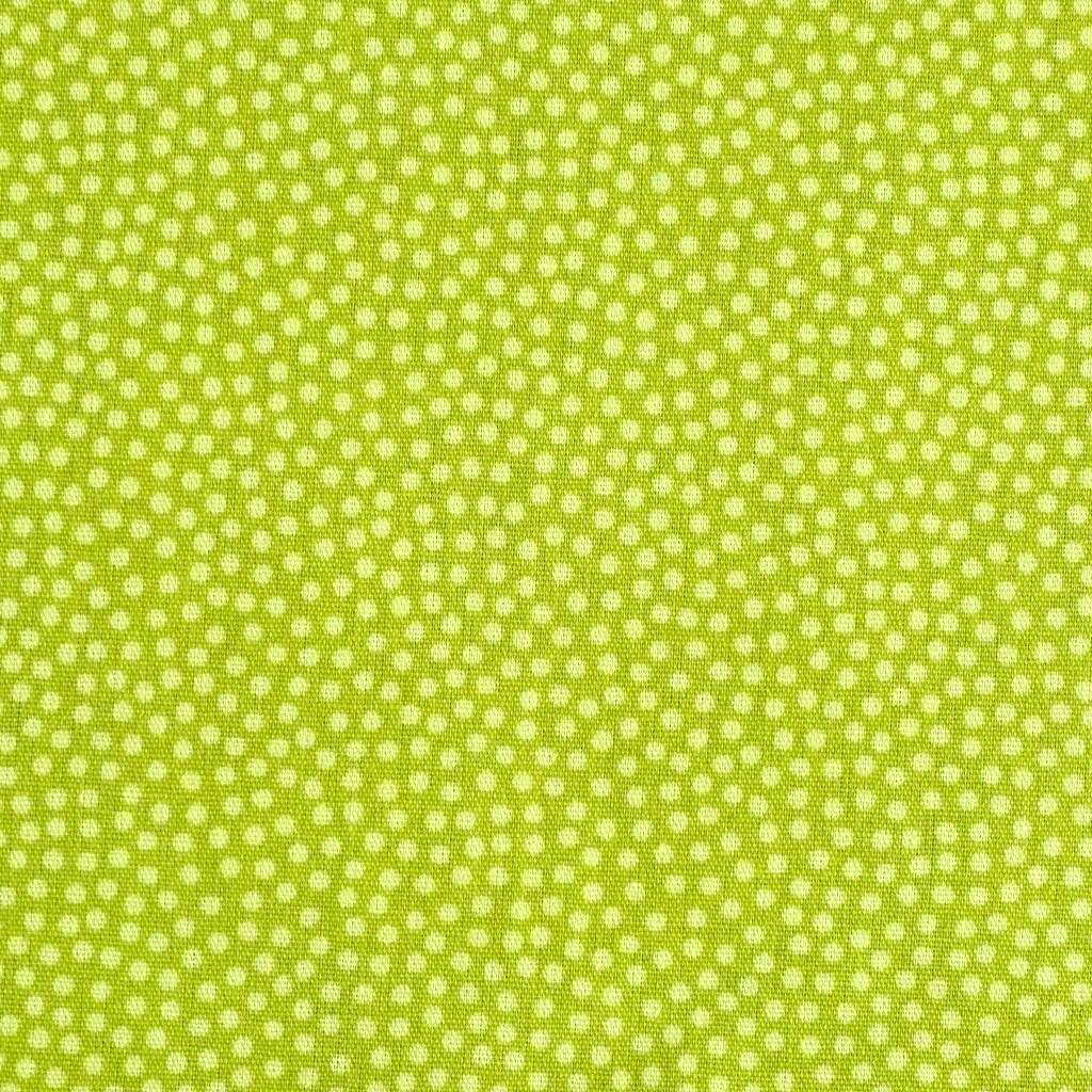 Baumwollstoff Dottys Punkte gelbgrün kiwigrün