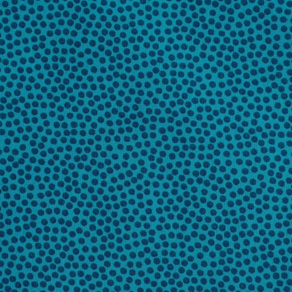 Baumwollstoff Dottys Punkte petrol