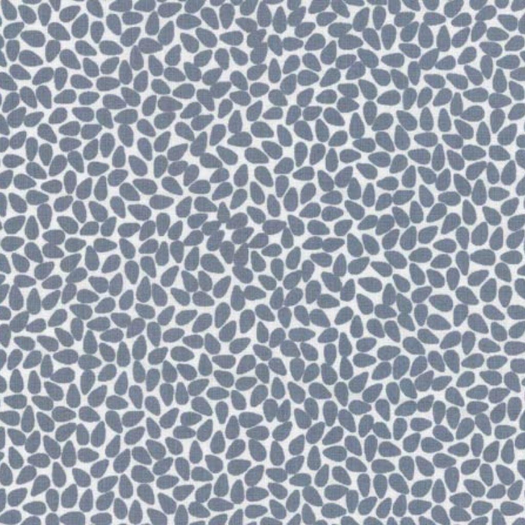 Baumwollstoff Kyoto Tropfen blau – Westfalenstoffe