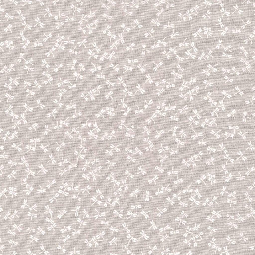 Baumwollstoff Kyoto Libelle beige - Westfalenstoffe