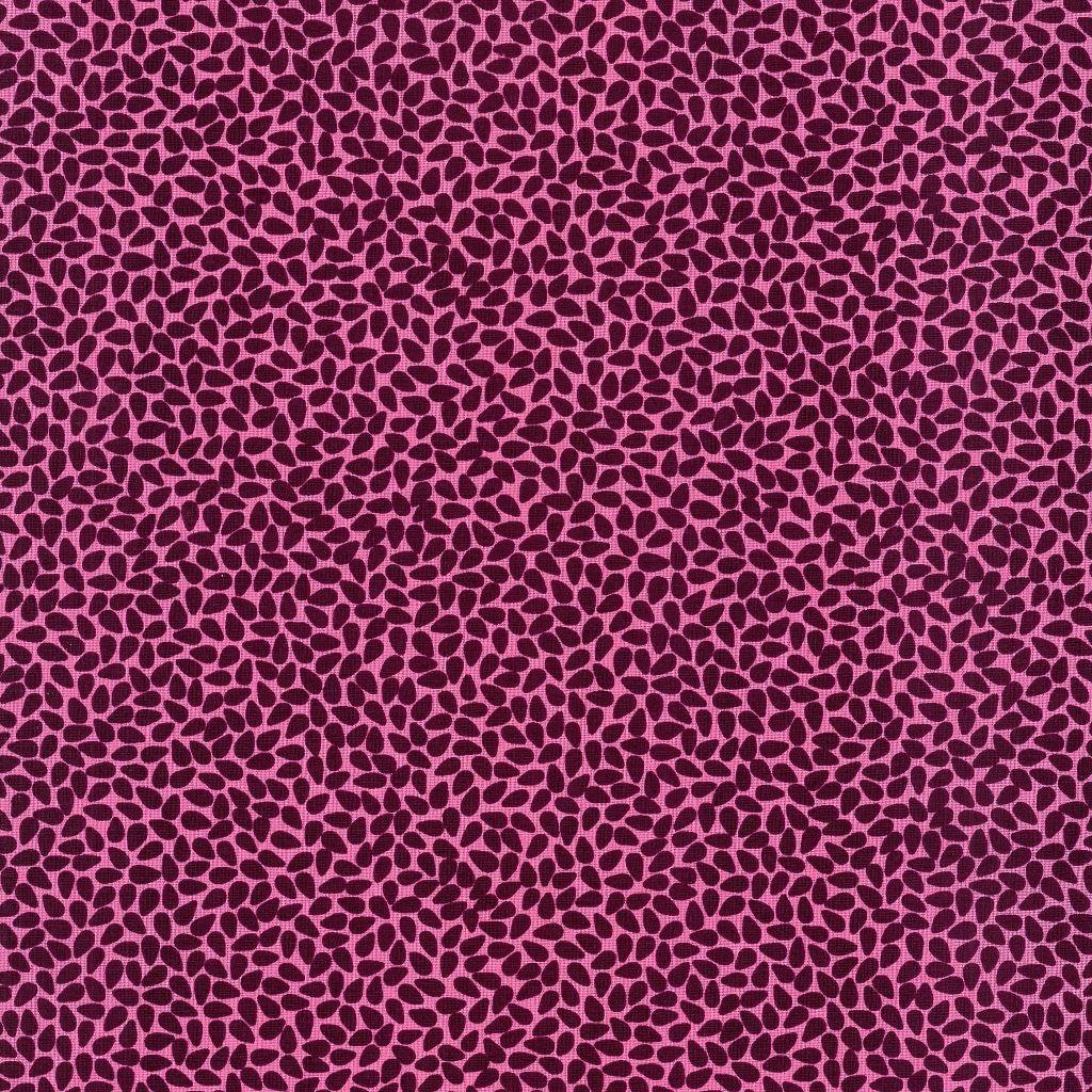 Baumwollstoff Kopenhagen Blätter bordeaux – Westfalenstoffe